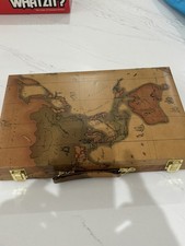 Backgammon 15” Map Case and game. Sealed contents complete  