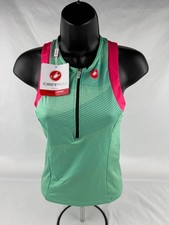 Castelli Free Women's Triathlon Singlet Top SIZE Small Green
