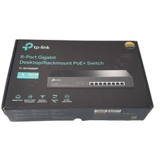 TP Link TL SG1008MP 8 Port Gigabit Desktop Rackmount PoE Switch Ethernet Boxed