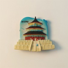 China Beijing Temple of Heaven Tourist Souvenir 3D Resin IDEA Fridge Magnet Gift