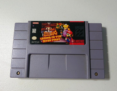 Super Mario RPG | Super Nintendo Authentic Cartridge NTSC (TESTED)