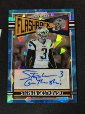 2025 Panini Prizm - Flashback Auto Blue Ice Stephen Gostkowski #FLA-SGI /99 (AU)