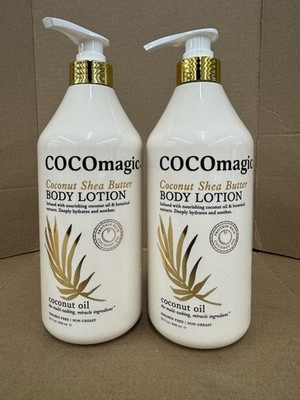 (2-Pk) COCOmagic Coconut Shea Butter Protein-Rich Botanical Soothing BODY LOTION