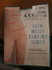 Assets By Spanx Women s High Waist Shaping Short Size 3 Nude New In Box