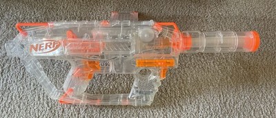 Nerf Modulus Evader Clear Blaster Gun W/ Clear Mag - Tested Works