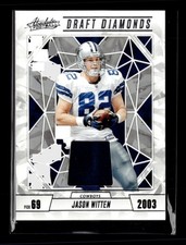 2024 PANINI ABSOLUTE DRAFT DIAMONDS JERSEY #DDJ-JWN JASON WITTEN MEM COWBOYS