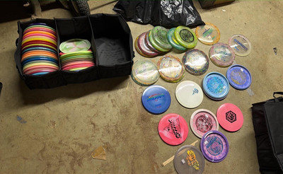 Disc golf lot