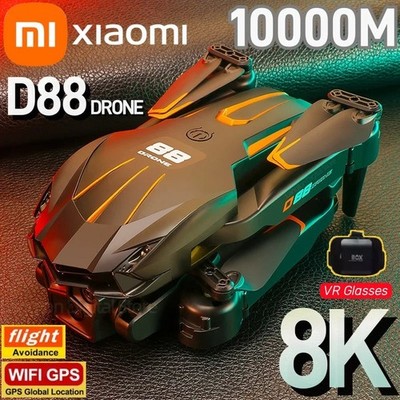 Drone Xiaomi Mijia GT8 Professionnel 8K HD, Trois Caméras 5G WIFI Pliable Quatre Axes Sans Brosse Flux Optique Vol Stationnaire Quadrirotor Dron