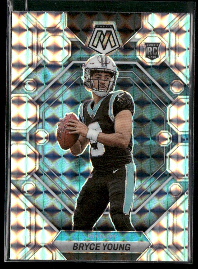 2023 Panini Mosaic Bryce Young Silver Mosaic Prizm RC #290