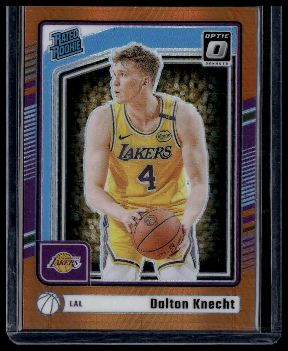 2024-25 Donruss Optic #256 Dalton Knecht Hyper Orange #/299