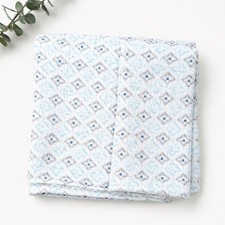 Aden  Anais 40x40 Muslin Baby Swaddle Blanket Blue Gray Geometric