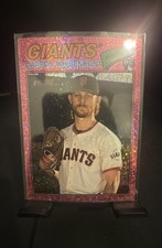 2026 Topps Heritage - Carson Whisenhunt #79 Chrome Pink Sparkle Refractor (RC)
