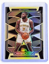 2019-20 Panini Obsidian Electric Etch Yellow #188 Eric Paschall /10 RC Warriors