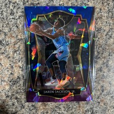 Jaren Jackson Jr 20-21 Select Blue White Purple Cracked Ice Prizm Premier Level