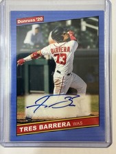 Panini 2020 Donruss Retro 1986 Tres Barrera Auto Rookie Nationals #86S-TB