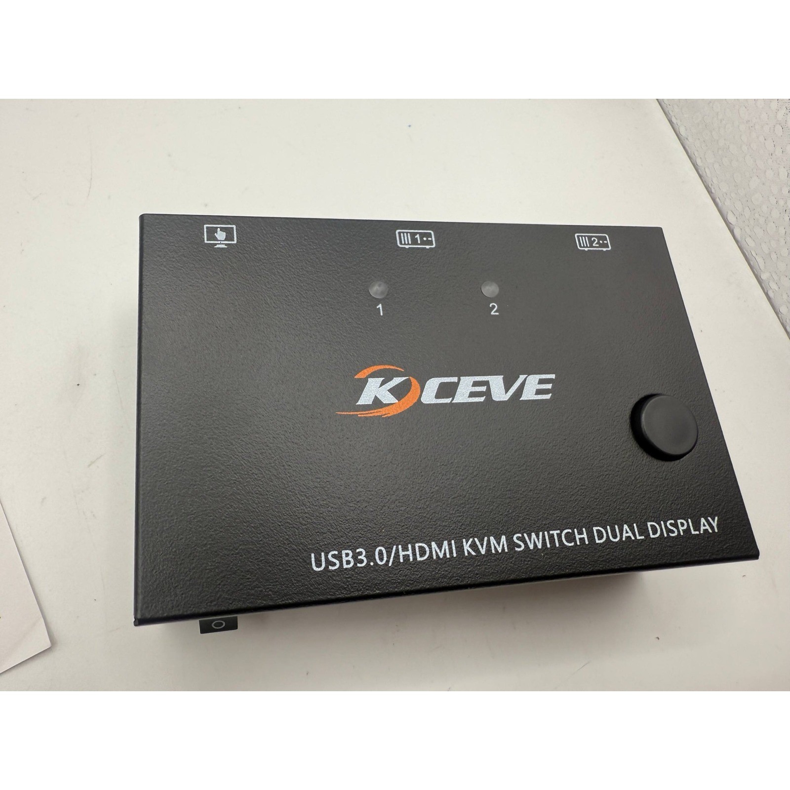 KCEVE KC KVM202AS USB3 0 HDMI KVM Switch Dual Display 4K 60Hz Adaptive EDID