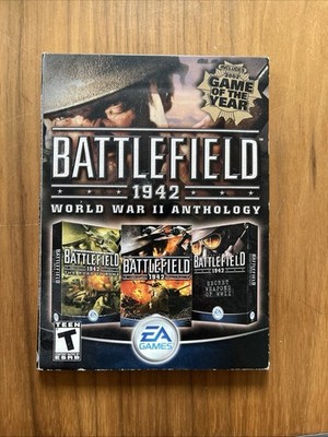 Battlefield 1942: World War II Anthology PC, 2004, 4-Disc Set, Sleeve And CDs