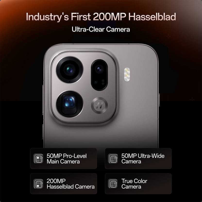 OPPO Find X9 Pro (Titanium Charcoal,512 GB 16GB) Global Version No