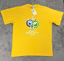 FIFA World Cup Germany 2006 Soccer T-Shirt NWT Size 176 US Youth XL 16-18 VTG