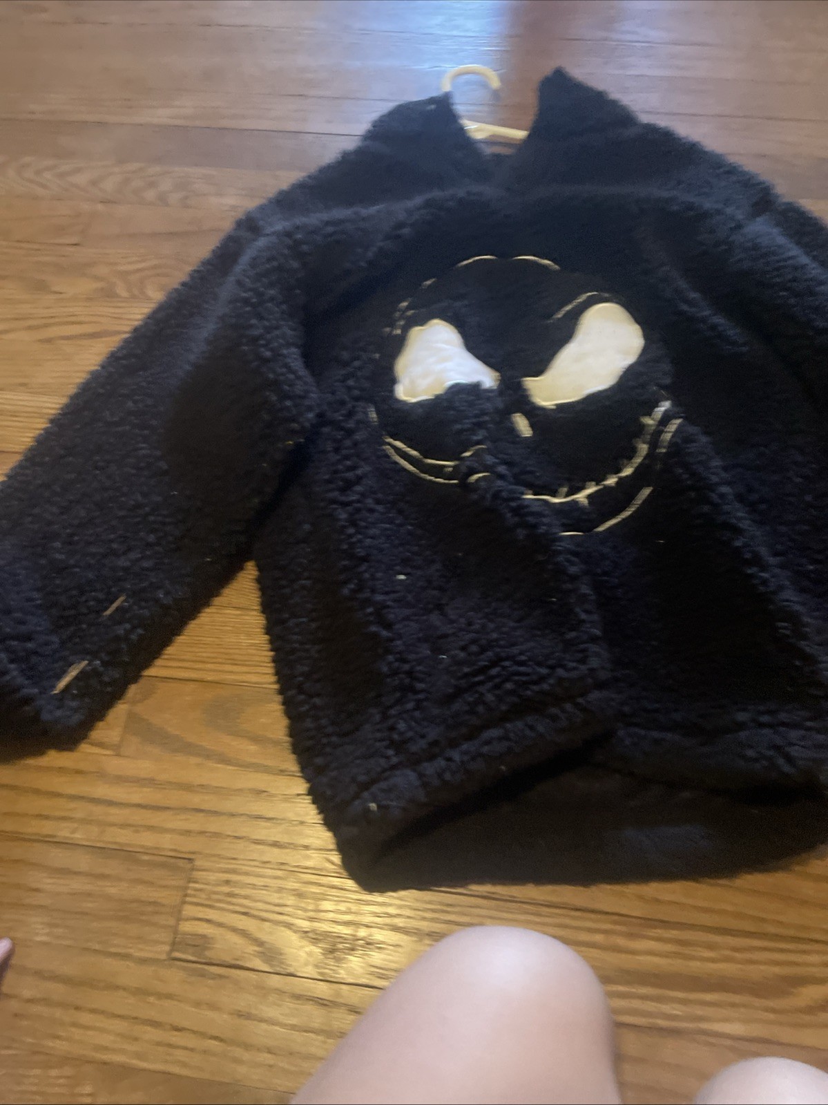 Jack Skeleton Wool Jacket Extra Small XS Black Wi… - image 1