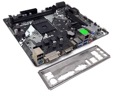 ASRock A320M-HDV AMD Socket AM4 A320 DDR4 Micro ATX Desktop Motherboard with I/O