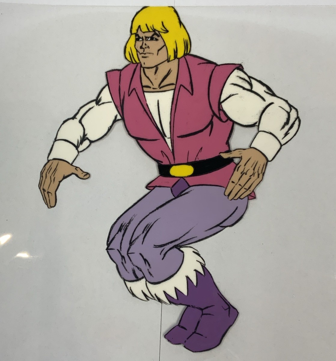 He-Man Masters of Universe 80s Original Animation Art Cel Filmation