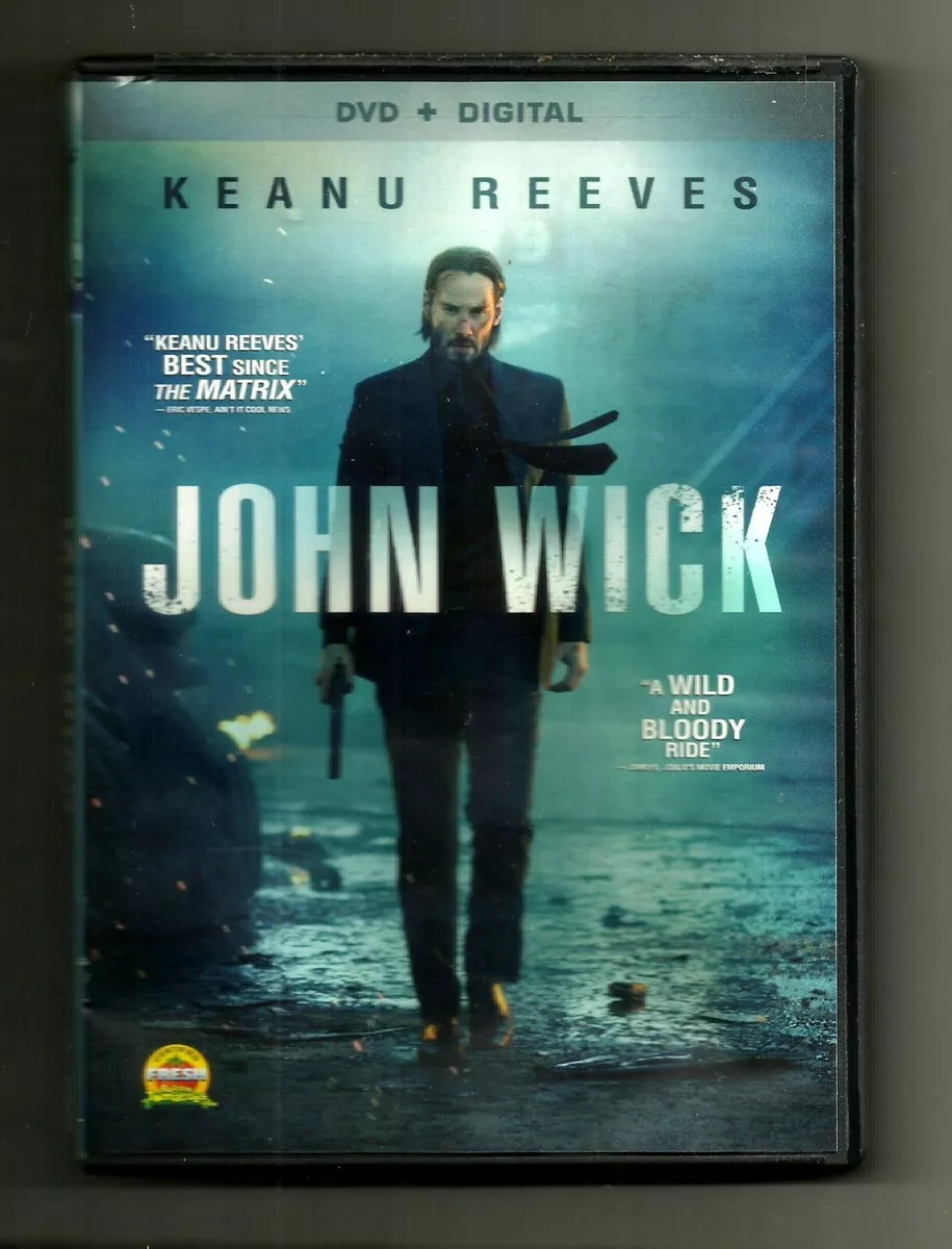 KEANU REEVES John Wick ( 2014, DVD) Action Adventure: 1st Movie 31398211037