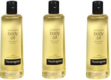 Neutrogena Body Oil Light Sesame Formula 8.50 oz 3 Pack 