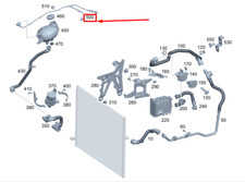 NUOVO TUBO SFIATO MOTORE MERCEDES-BENZ EQC A2935012300 ORIGINALE