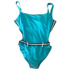 Green Speedo One Piece Swimwear for Women