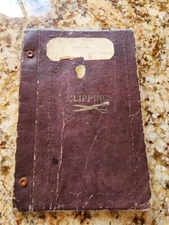 1920s Clipping Scrapbook all from newspapers Will Roger's Death, Quints picture