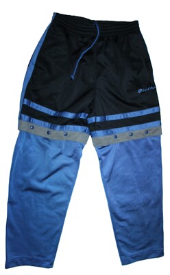 Vintage Herren Jogginghose  Track Pants LOTTO 90er  KNOPFHOSE GR 48 / M 99CM