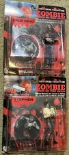 2 Cult Cinema Japan 2002 Dawn Of The Dead Stephen & Bald Head 6” Figures Zombies