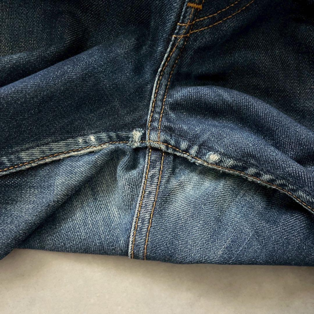 パンツ 2000s EURO LEVI'S 501 STRAIGHT DENIM W32 00'S Levi's 501 Euro model straight denim pants made in the