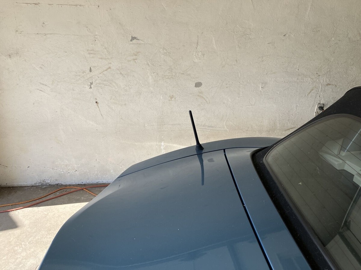 9" Roof Mast Antenna + Base For BMW 330ci – AM/FM Car Radio Aerial, Black Finish
