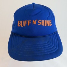 Vintage Snapback Mesh Trucker Hat Cap - Buff N' Shine - Rare