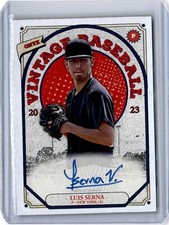 2022 Onyx Extended Blue Ink Luis Serna Auto (B43) A6 Yankees