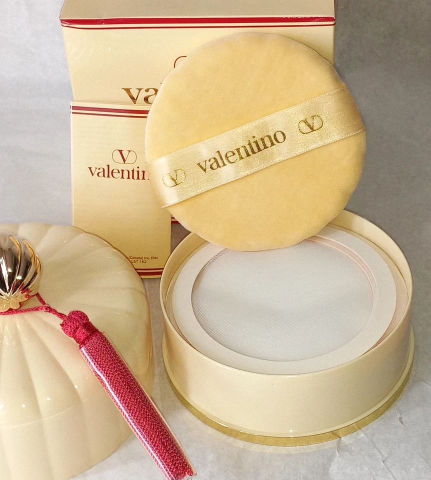 RARO! Polvo perfumado Valentino 1986 de colección 175 g nuevo con caja Foto 4 de 4
