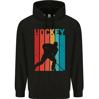 Ein Retro Eishockey Spieler Kinder Hoodie