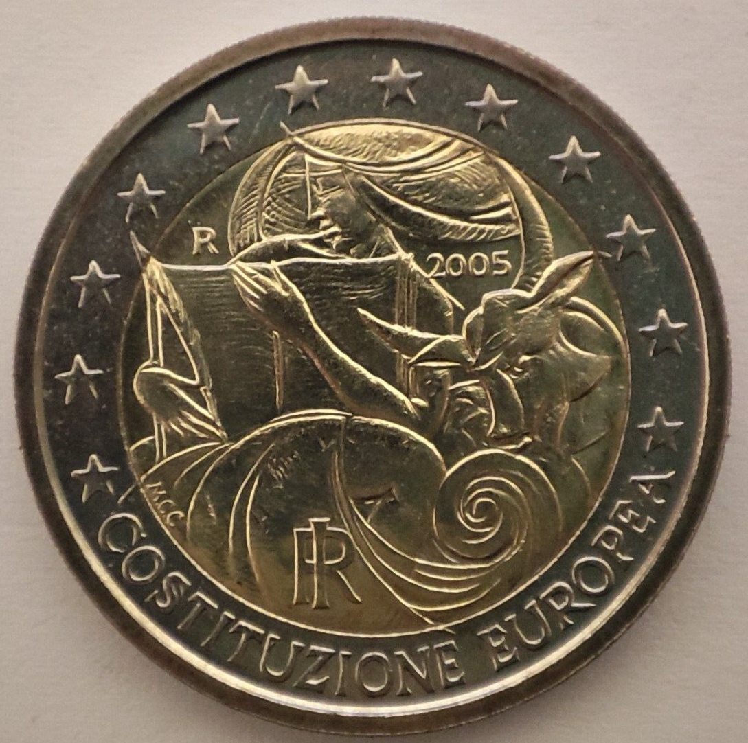 Italy 2 euro coin 2005 