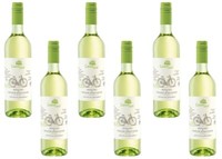 6X Landlust Riesling & Grauer Burgunder Trocken Bio WeißWein QBA - 0,75 Liter
