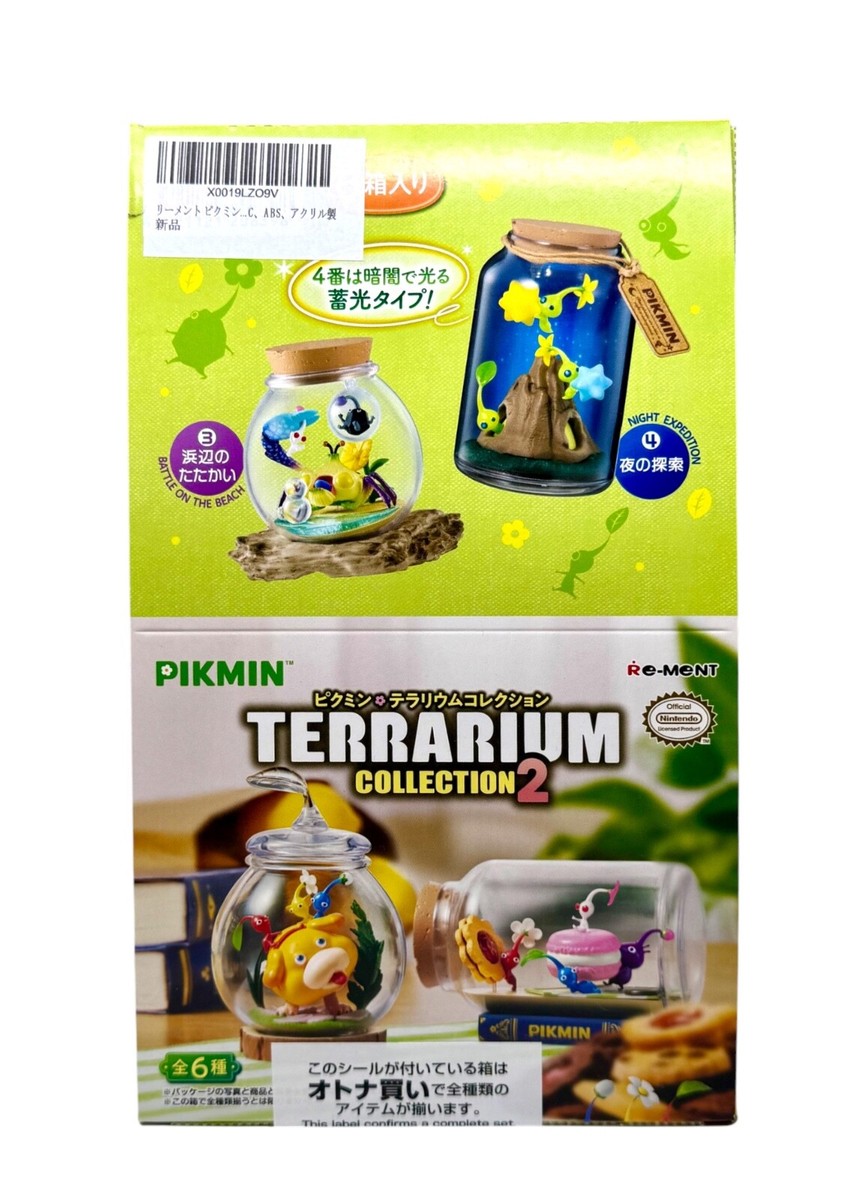 Reement Pikmin Lot de 2 boîtes pour Terrarium Env. H 3,1 x l 5,5 x P 7,9 cm (80 x 140 x 80 mm) en PVC, ABS, Acrylique, Différentes Couleurs