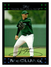 2007 Topps Seth McClung  Tampa Bay Devil Rays #575 Centered Mint