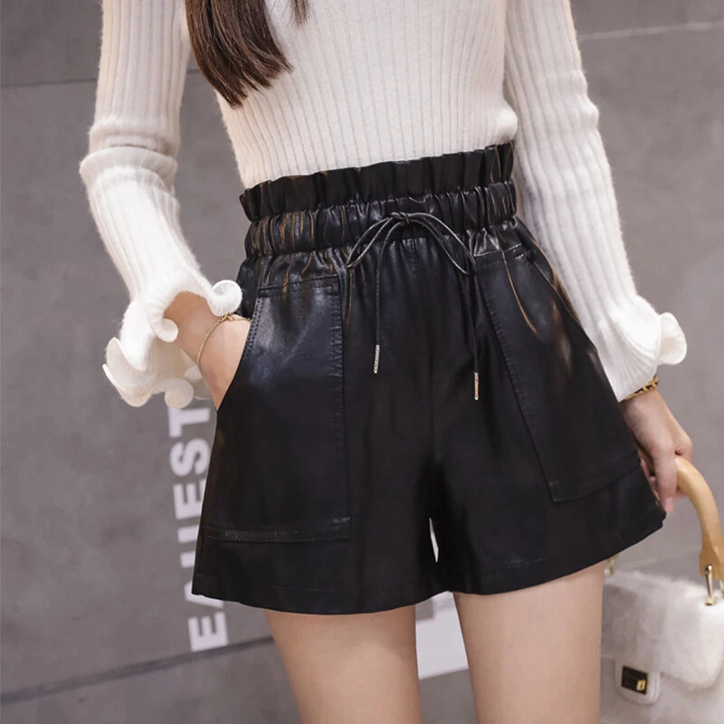 Pleather shorts sale