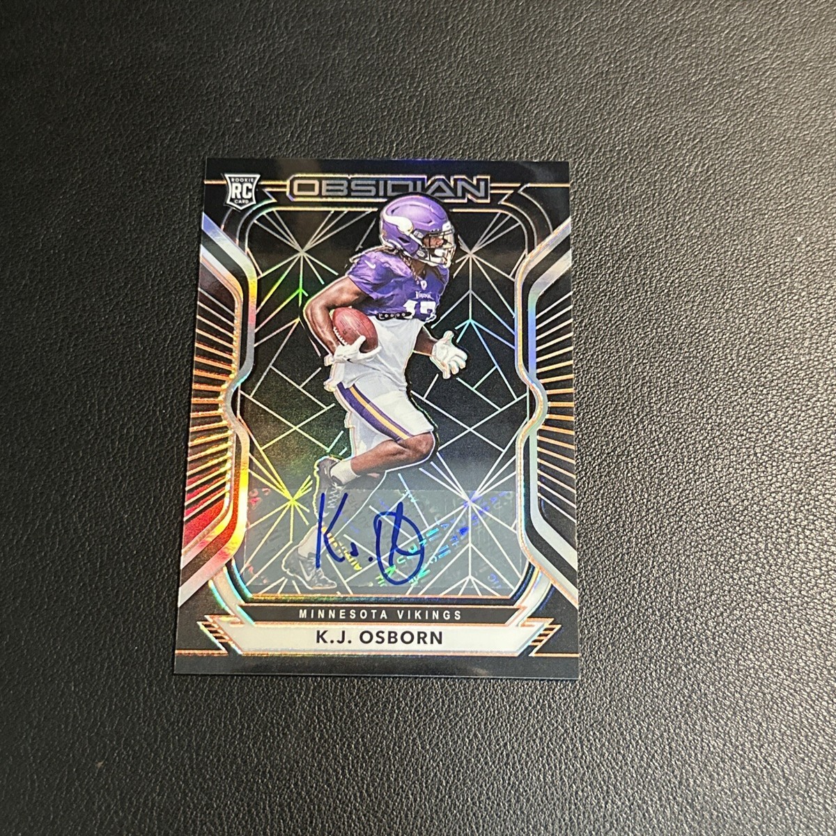 K.j. Osborn Rc Sp #'d /75 Obsidian Auto Orange Refractor Rookie | eBay