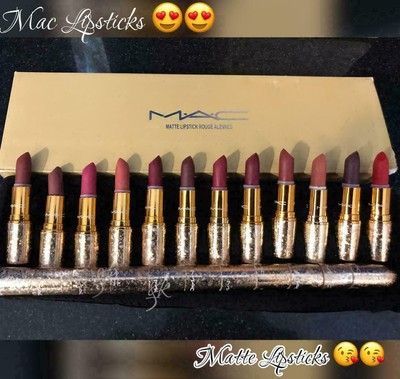 mac 12 piece lipstick set