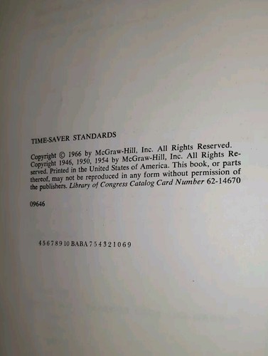 Vintage Time-Saver Standards Handbook of Architectural Design 1966 4th Edition - Picture 4 of 8