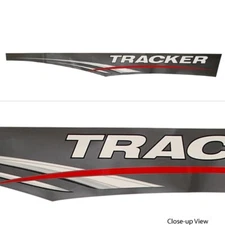Tracker Boat Decal 157858 | Black Gray Red White Vinyl 92 1/2 Inch