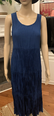 green emerald velvet dress Fine Tencel Jersey Dress – Eileen Fisher Renew main image 1
