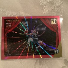 2021 Donruss Magicians#6 Jayson Tatum Magicians Holo Pink Laser Celtics